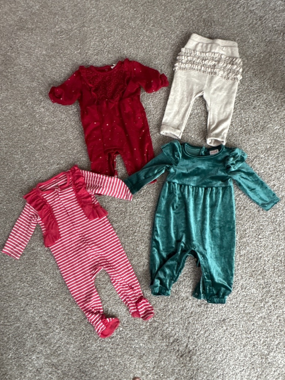 Baby girls winter bundle lot of clothes size 3-6 months